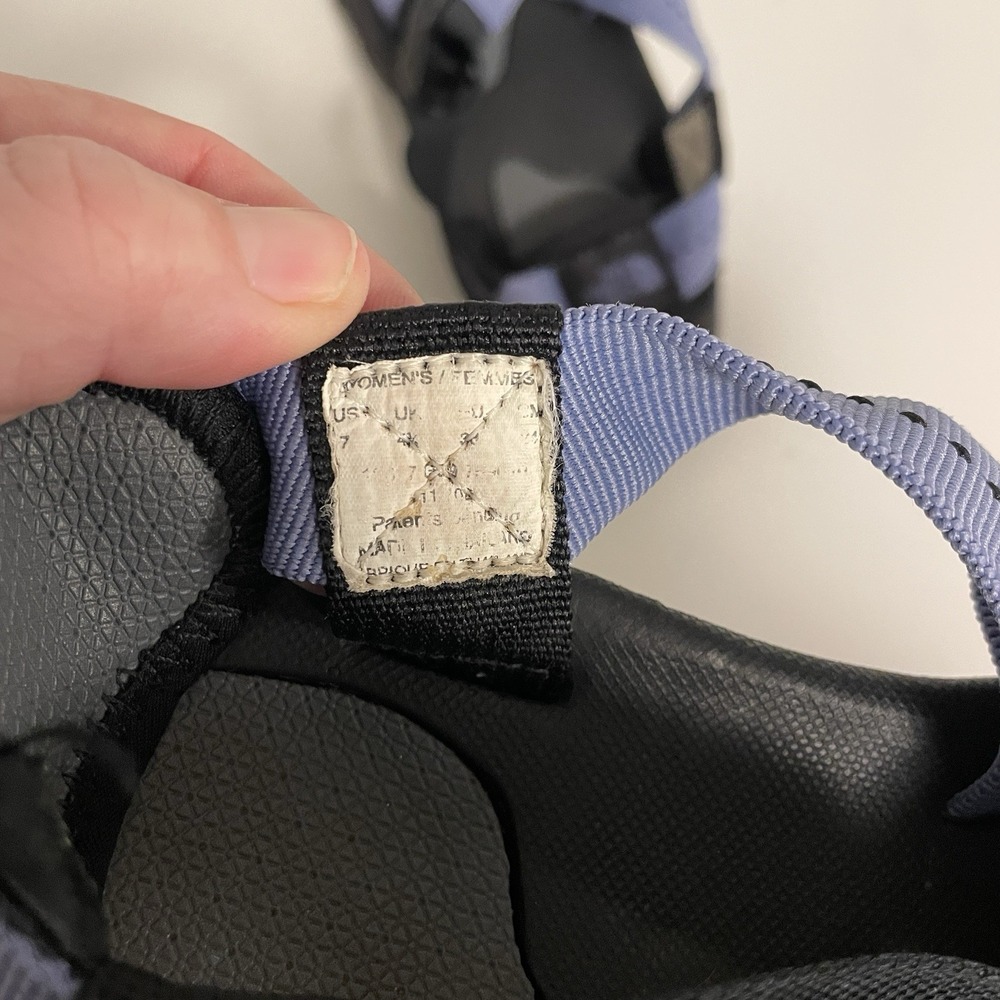 The North Face Ultra Tac Sandals Blue Black Woman Size 7 Hiking Water Shoes - Picture 5 of 9